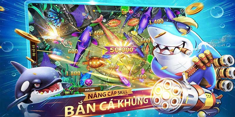 Trùn bắn cá trải nghiệm game bắn cá tuyệt vời